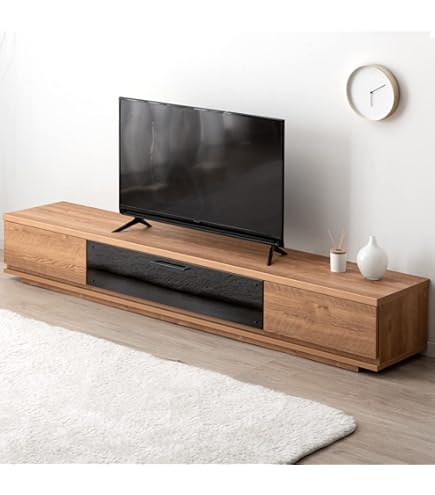 Amazon｜タンスのゲン テレビ台 ローボード 幅210cm テレビボード