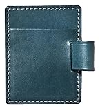 BlancCouture（ブラン・クチュール） メモパッド ロディア 10 アンティークレザー 革 A8 対応 サイズ マリーヌ（紺色）