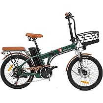 Suisui 電動アシスト自転車 折りたたみ式 シマノ5段ギア 20インチ 71AxTcwz64L._AC_UL210_SR210,