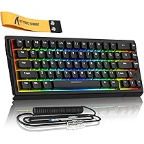 Amazon | ATTACK SHARKxMAMBASNAKE X68 HEゲーミングキーボード