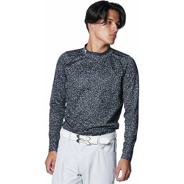 UA CGフィッティドLSモックⅡ アンダーアーマー] UA CG Fitted LS Mock [ブラック モッズ