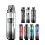 【正規品】 電子タバコ ブープー Arugs E40 スターターキット vape 爆煙 ベイプ 本体 内蔵1800mAhバッテリー Type-C充電 LEDディスプレイ 40w 禁煙 喫煙セット リキッドなし ニコチンフリー (Peal White)