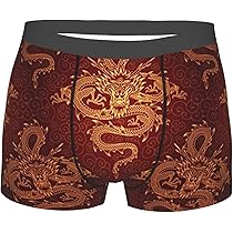 Amazon.co.jp: ボクサーパンツ 龍柄 ドラゴン (4) メンズ 下着