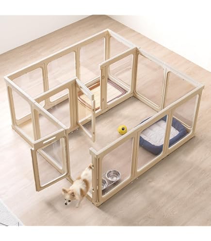 Amazon | fxw AuraSpace アクリル室内用犬用サークル 子犬・小型犬向け