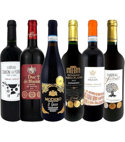 Amazon.co.jp: あじろん飲み比べ6本セット 赤ワイン アジロンダック