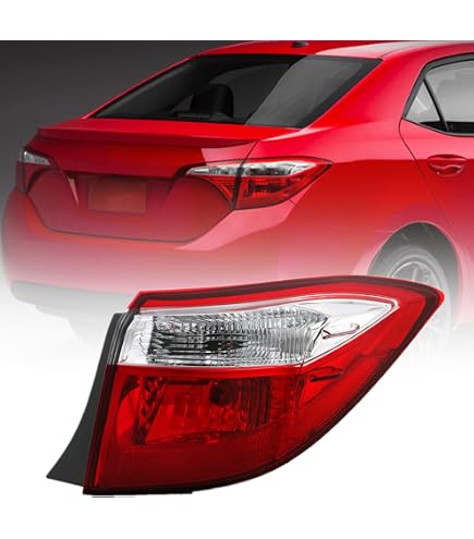 Pair Of Outer Tail Light Assemblies For 2009-2010 Toyota Corolla – Direct OEM Fit, No Bulbs Included