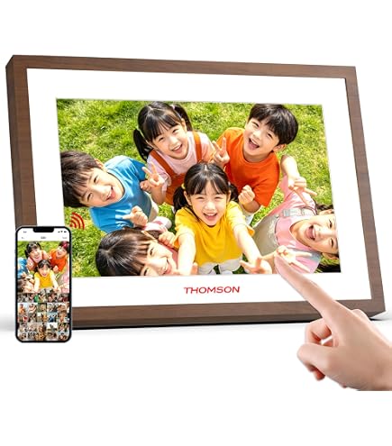 Amazon | FUNKS デジタルフォトフレーム 充電式 コードレス 10.1インチ 