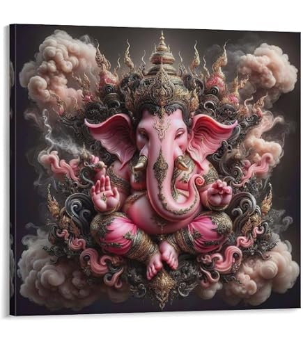 Amazon.co.jp: ヒンドゥー教 Ganesha 象頭の神 インドの神々ガネーシャ
