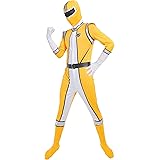 クリアストーン(Clearstone) コスレンジャー コスプレ ハロウィン 戦隊 レンジャー ヒーロー 全身タイツ タイツ ユニセックス イエロー 衣装 仮装 コスチューム