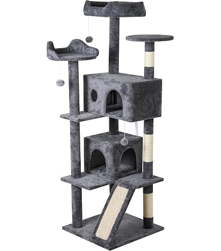 【人気商品】キャットタワー 大型猫 シニア猫 猫タワー 超厚い15mm木材使用 Amazon | キャットタワー 大型猫 シニア猫 猫タワー 超厚い15mm木材