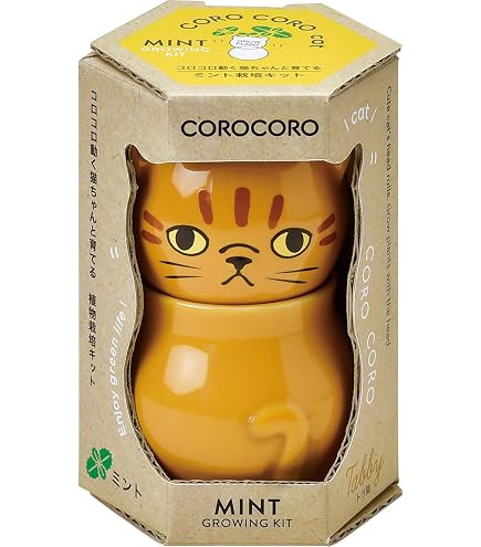 Amazon｜栽培セット コロコロキャット ミント 茶猫 1個売り【品種で