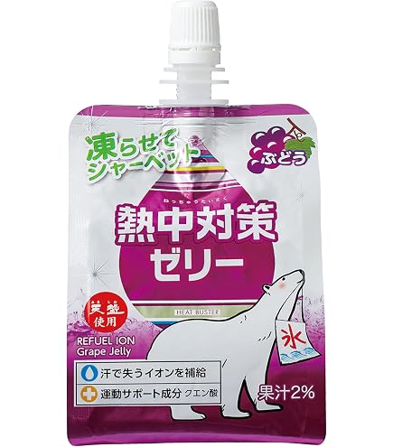 Amazon.co.jp: 熱中症対策 塩ゼリー ゼネコンがつくった4Kしおゼリー