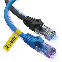 Amazon.co.jp: CAT 6イーサネットケーブル、10フィート[2パック