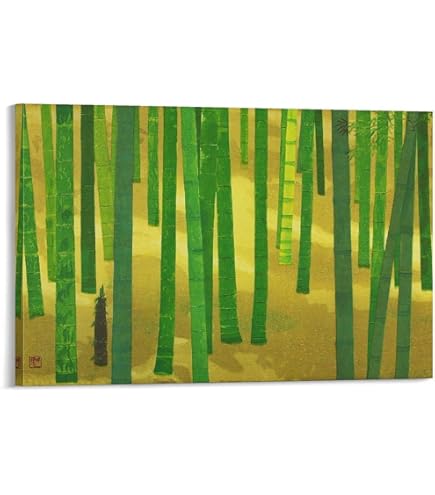Amazon.co.jp: 東山魁夷 生前作 「 緑の渓 」 リトグラフ 版画