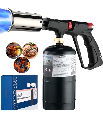 Iwatani PRO2 Culinary Professional Kitchen Butane Burner | Adjustable Shape and Strength on Low Iss1482°C/2700°C | Sous Vide Crème Brulee Pastry | Anti-Torch | Incl. Stabiliser stand | Butane fuel