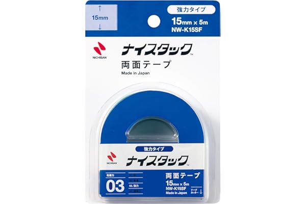 ニチバン 両面テープ ナイスタック (強力) 15mm×5m NW-K15SF