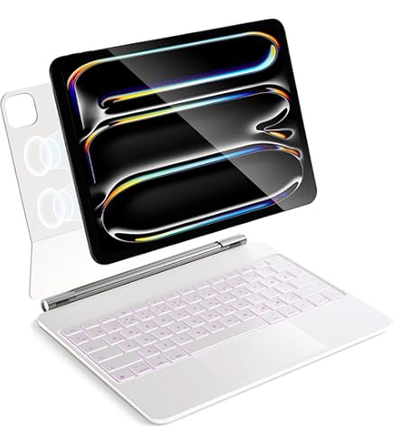 iPad Pro用ホワイトキーボードケース Amazon.co.jp: CSZZACME iPad Pro 11インチ用ケース キーボードM4 2024