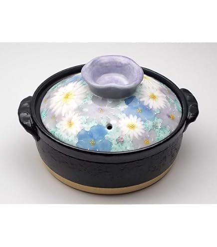 Amazon | 工房ゆずりは 緑彩ローズ IH対応6号土鍋（1人～2人