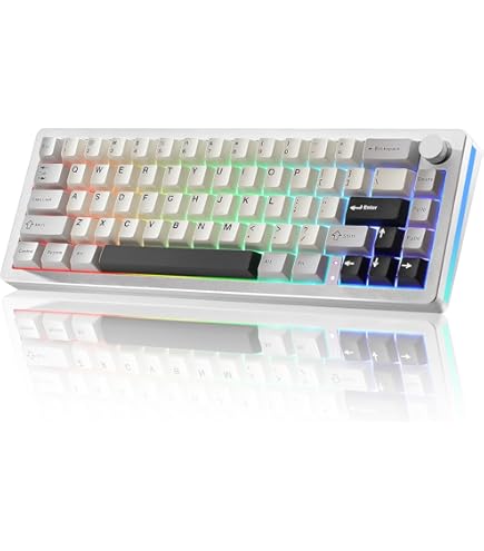 YUNZII AKKO 3084 Silent Wireless Mechanical Keyboard with