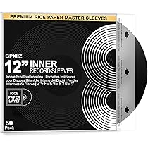 Amazon.co.jp: GPXIIZ LPレコード 内袋 12インチ用 静電気防止