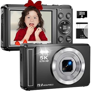 コンパクトデジタルカメラ4台まとめ Amazon | Keculboデジカメ4K 30FPS 44MP デジタルカメラ