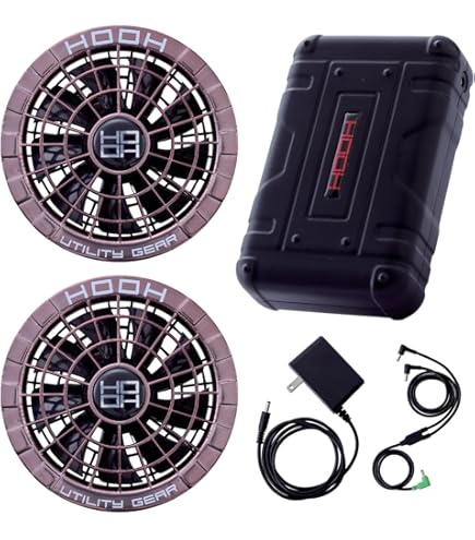 Amazon.co.jp: ファン付き作業着 HOOH 快適ウェア 村上被服