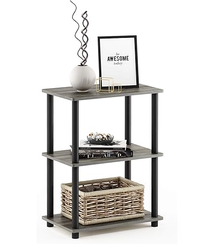 Amazon｜フリノ(Furinno) アクセント飾り棚 コロンビアウォルナット