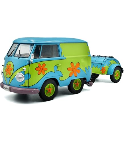 Solido 1:18 VW T1 21 Windows B. Blue/White : Amazon.sg: Toys