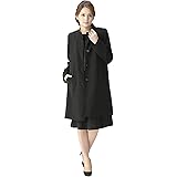 Amazon マーガレット コート ライナー付きで取り外し可能 ブラックフォーマル レディース 喪服 礼服 冠婚葬祭 M170 コート ジャケット 通販