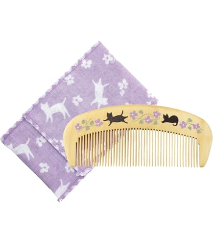 Amazon | くろちく 椿堂潤いつげ櫛ケース付 椿 | くろちく | 櫛