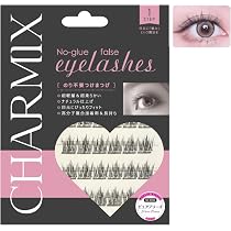 Amazon | [CHARMIX] [厚労省基準クリア] 部分つけまつげ のり不要