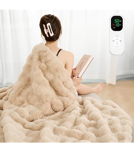 Amazon.co.jp : 電気毛布 掛け敷き兼用 タイマー付き 洗える 8段階調整