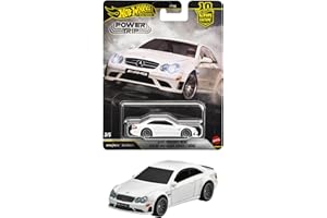 ホットウィール(Hot Wheels) カーカルチャー パワートリップ 2008 メルセデス・ベンツ CLK 63 AMG ブラックシリーズ 乗り物おもちゃ ミニカー 3歳から ホワイト JKF29