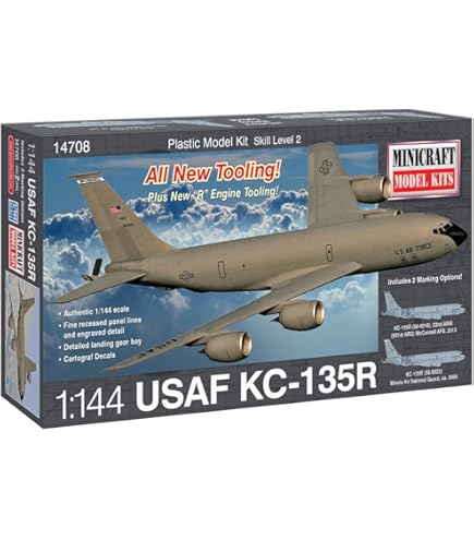 中古】(未使用・未開封品) プラッツ 1/144 アメリカ空軍 KC-135A  