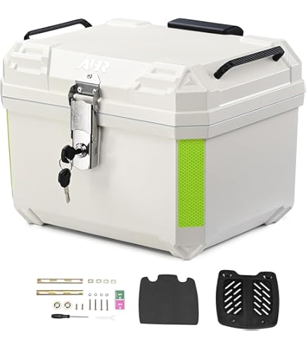 Amazon | 汎用 166L デリバリー ボックス LED搭載 鍵付き ホワイト 白