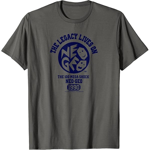 Amazon | NEOGEOロゴTシャツ Tシャツ | Tシャツ・カットソー 通販