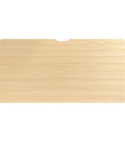 Amazon.co.jp: amesoba 無垢材 天板 130 昇降式デスク スタンディング