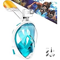 Amazon | HEARTST シュノーケルマスク 新型フルフェイス型180°超