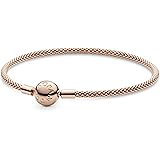 PANDORA Jewelry Mesh Rose Bracelet