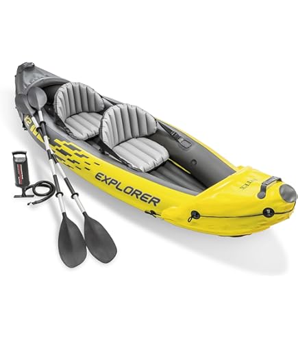 カヤック　アウトドア ２台セット Amazon.co.jp: エクスプローラー K2 カヤック 312cm×91cm×51cm