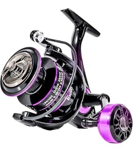 スピニングリール パープル Amazon | SportsInn MK1000 パープルフィッシングリール 5 BB 1 RB