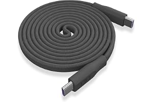 CIO フラットスパイラルケーブル CtoC (Type-C/USB-C) PD 急速充電 平型 磁石 マグネット吸着 まとまる 充電ケーブル PD 240W データ転送 480Mbps 形状記憶 iPhone 17 / 16 / 15 Macbook Pro/Air/iPad用/ノートパソコン Galaxy Google Pixel Android (ライトブラック, 1.5m)