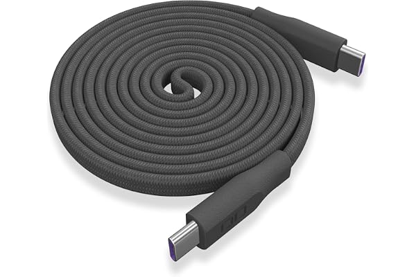 CIO フラットスパイラルケーブル CtoC (Type-C/USB-C) PD 急速充電 平型 磁石 マグネット吸着 まとまる 充電ケーブル PD 240W データ転送 480Mbps 形状記憶 iPhone 17 / 16 / 15 Macbook Pro/Air/iPad用/ノートパソコン Galaxy Google Pixel Android (ライトブラック, 1.5m)