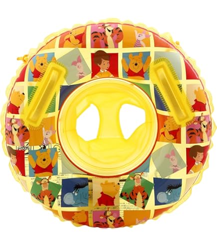 Amazon | くまのプーさん プーさんといっしょ 足入れうきわ 55cm