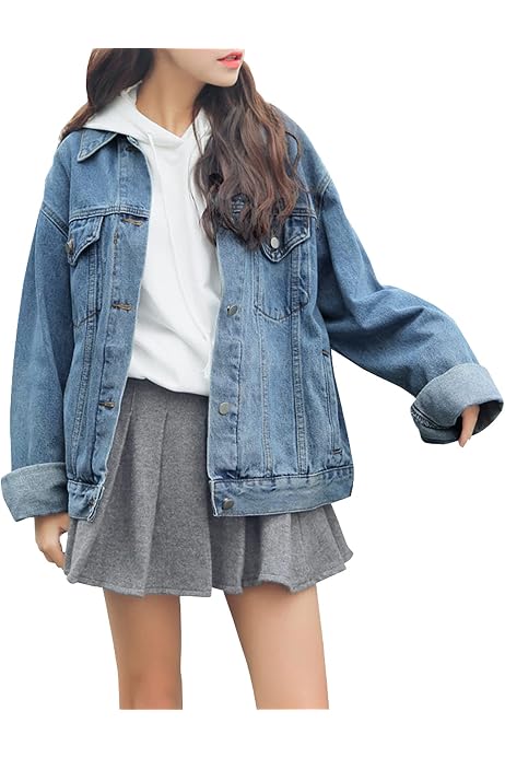 amazon oversized denim jacket