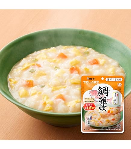 Amazon | 介護食品 キユーピー やさしい献立 たまごと野菜の雑炊 舌で
