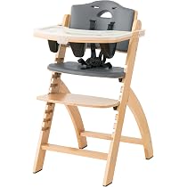 サンプル落ち　ビヨンドジュニアハイチェア　ナチュラル・ダークグレー Amazon | [ビヨンドジュニア（Beyond Junior）] ベビーチェア
