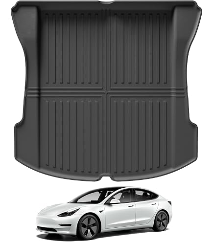 Amazon.co.jp: TPEトランクマット、テスラモデルY / 3用のフロント