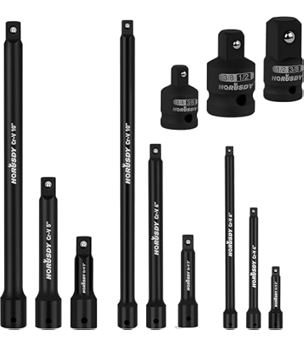 O2 Oxygen Sensor Socket Set (22mm, 27mm, 29mm), 7pcs Automotive Sending Unit Master Sensor for Cars, Trucks & All Vehicles – Includes 7/8-inch Socket & Puller Socket Set, Oxygen Sensor Removers