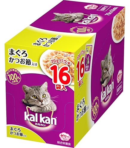 Amazon | カルカン キャットフード パウチ 成猫用 1歳から お魚
